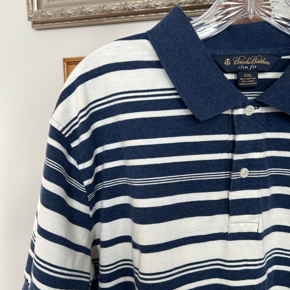 Brooks Brothers Pique Polo in Slim XXL. - Picture 2 of 12